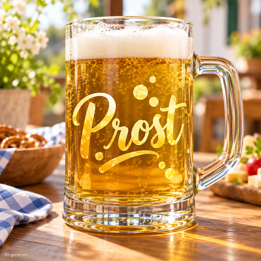 Golden Beer Bubbles – Exklusive Design Vinylfolie