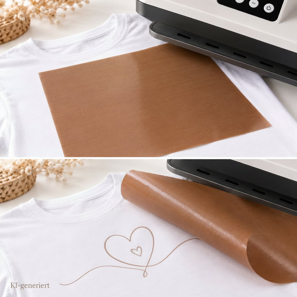 Teflon Schutzbogen für Folien & Textilien – wiederverwendbar | 30 × 40 cm