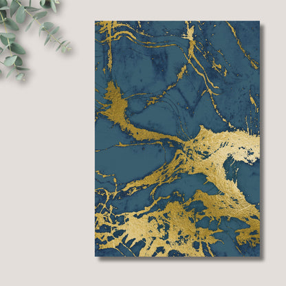 Midnight Marble - Exklusive Design Bügelfolie