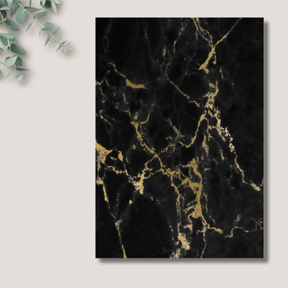 Midnight Marble - Exklusive Design Bügelfolie