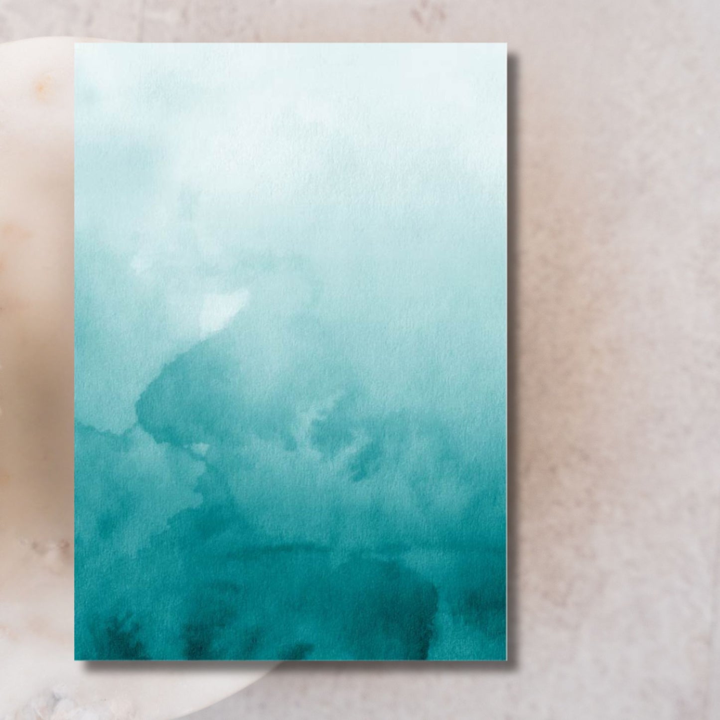 Cloudy Watercolor - Exklusive Design Bügelfolie
