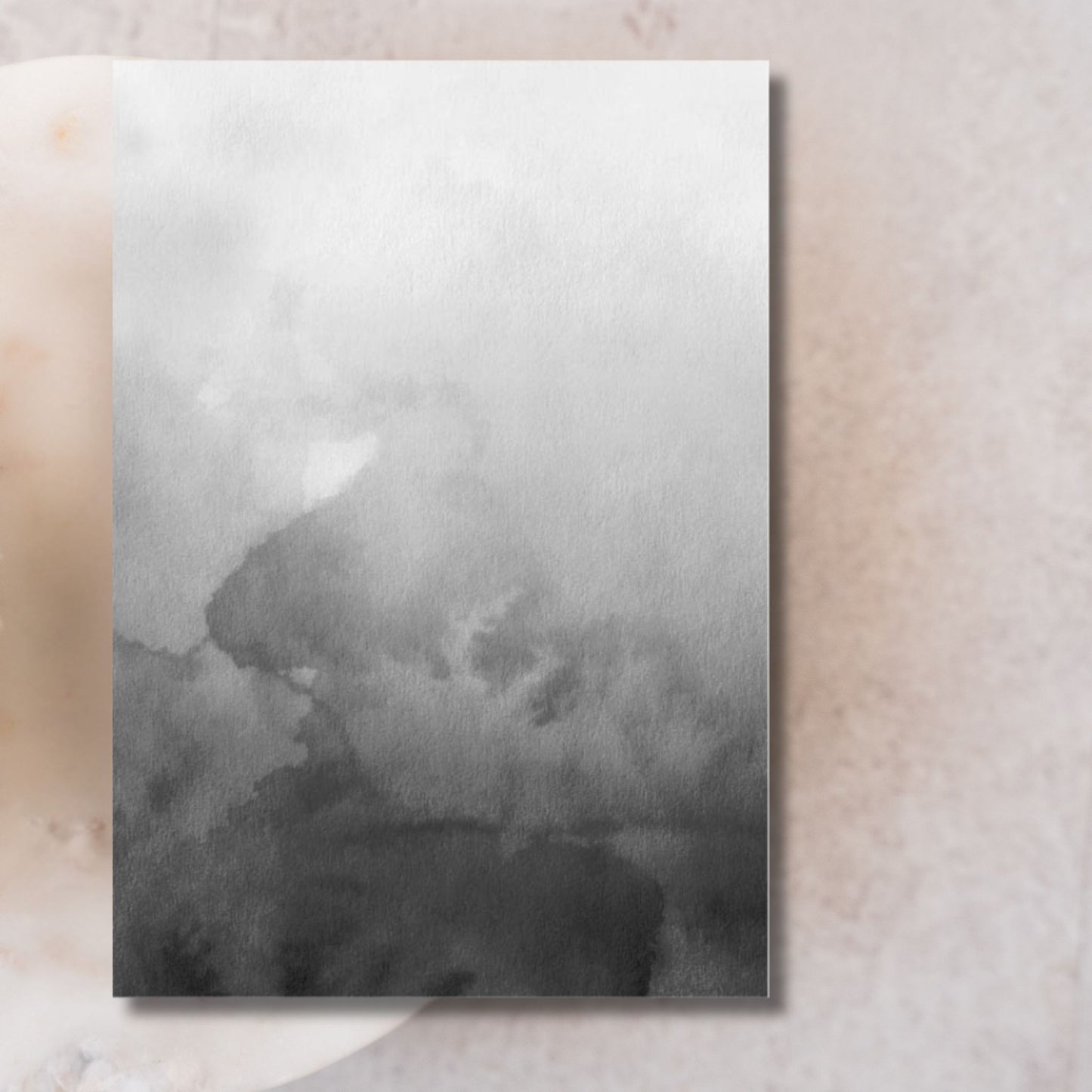 Cloudy Watercolor - Exklusive Design Bügelfolie
