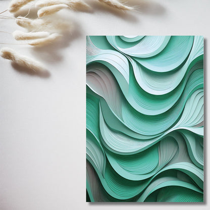 Layered Waves – Exklusive Design Vinylfolie - letzte Chance