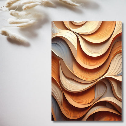 Layered Waves – Exklusive Design Flexfolie - Letzte Chance