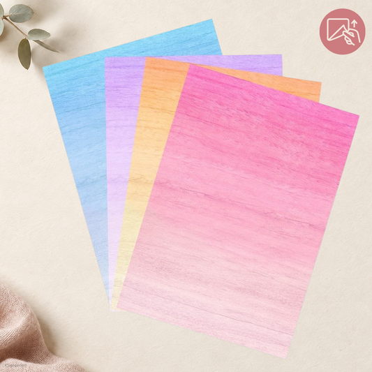 Pastel Wood Dream – Exklusive Design Vinylfolie