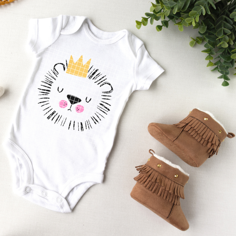Plotterdatei Queen & King Baby Animals