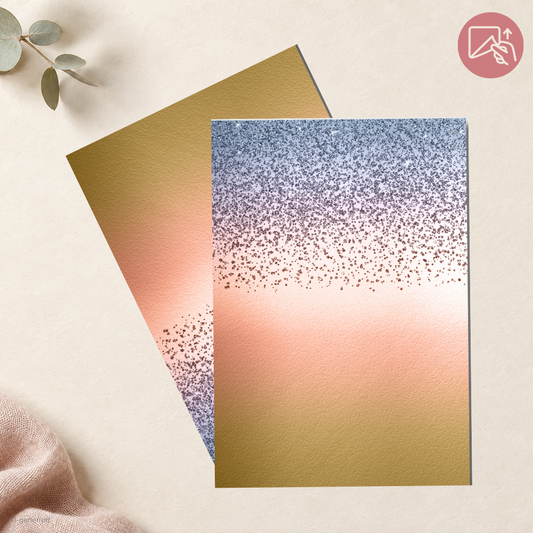 Aurora Glow Gold – Exklusive Design Vinylfolie