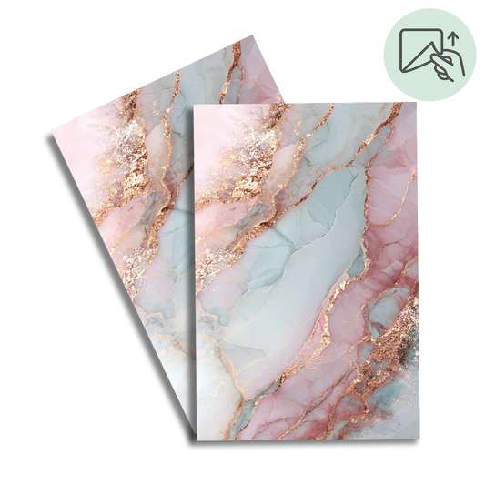 Aurora Marble - Exklusive Design Vinylfolie