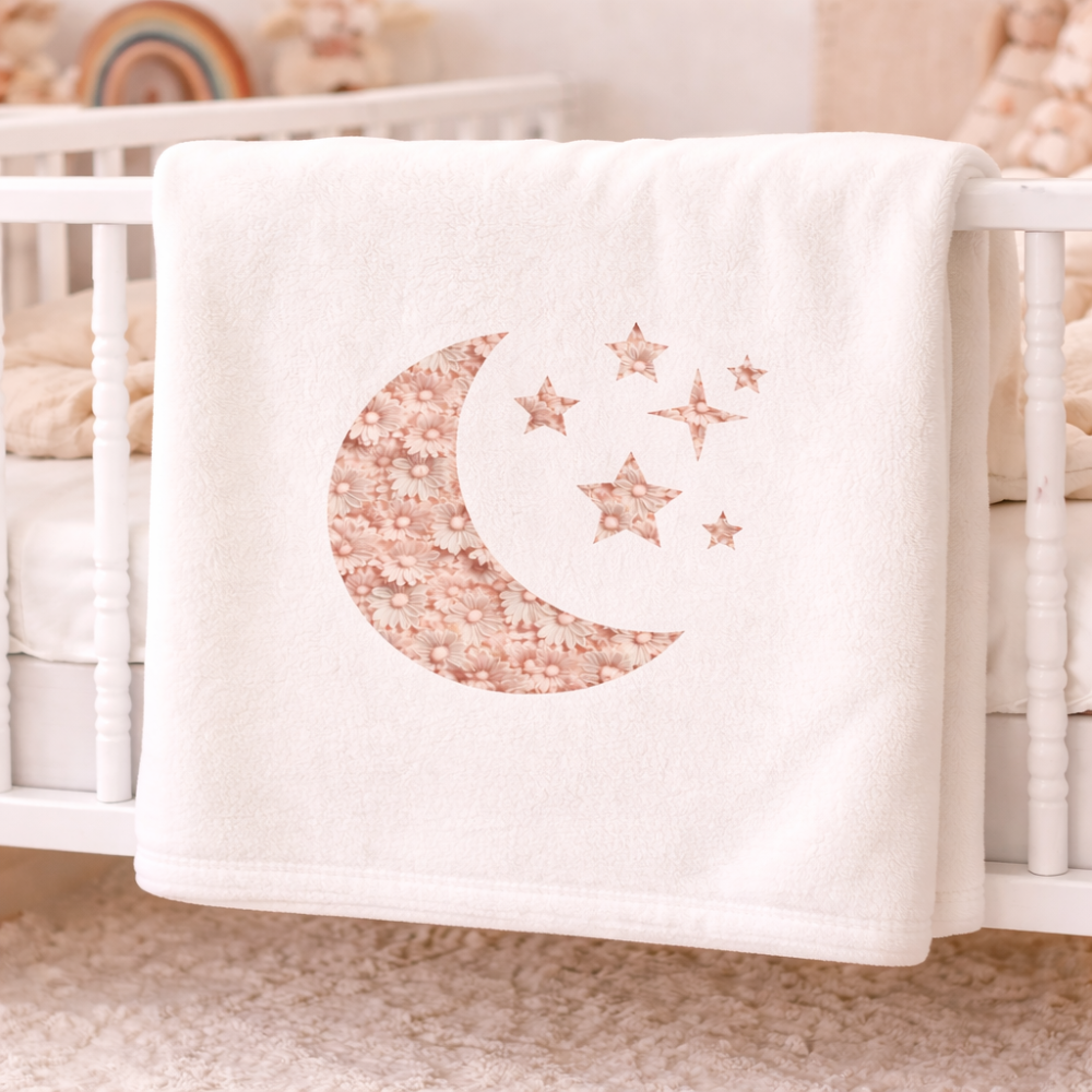 Blush Daisy – Exklusive Design Bügelfolie