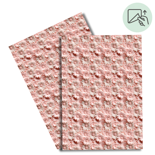 Blush Daisy - Exklusive Design Vinylfolie
