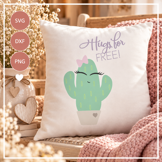 Hugs for Free – Plotterdatei SVG, DXF & PNG