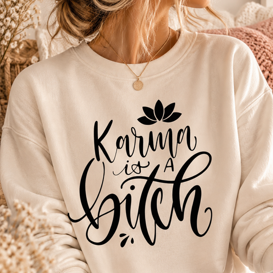 Karma is a Bitch – Plotterdatei SVG, DXF & PNG