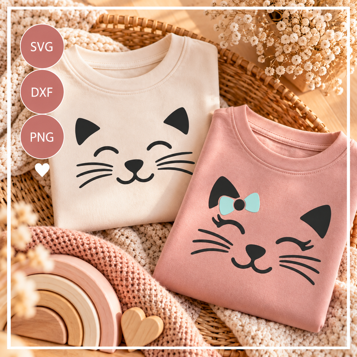 Little Meows – Plotterdatei SVG, DXF & PNG