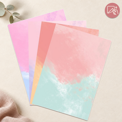Cloudy Duo Dream – Exklusive Design Vinylfolie