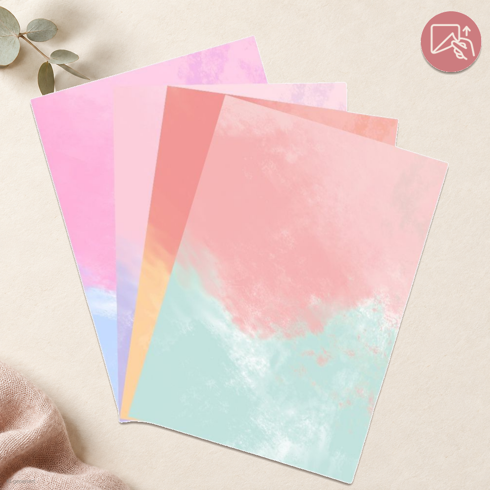 Cloudy Duo Dream – Exklusive Design Vinylfolie