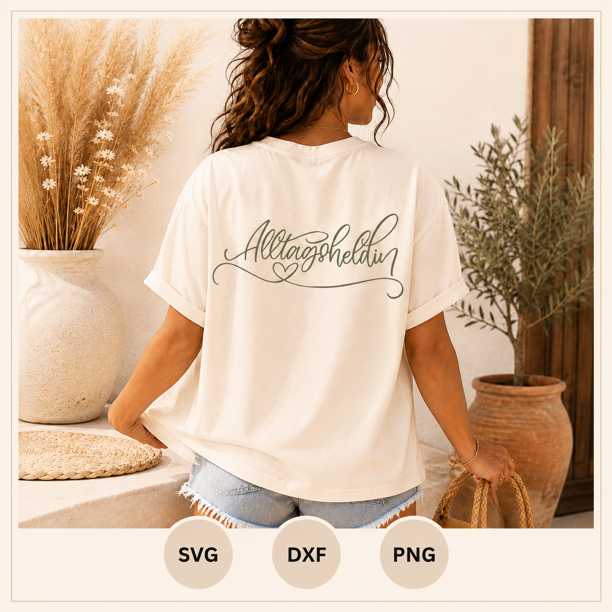 Alltagsheldin – Plotterdatei SVG, PNG & DXF