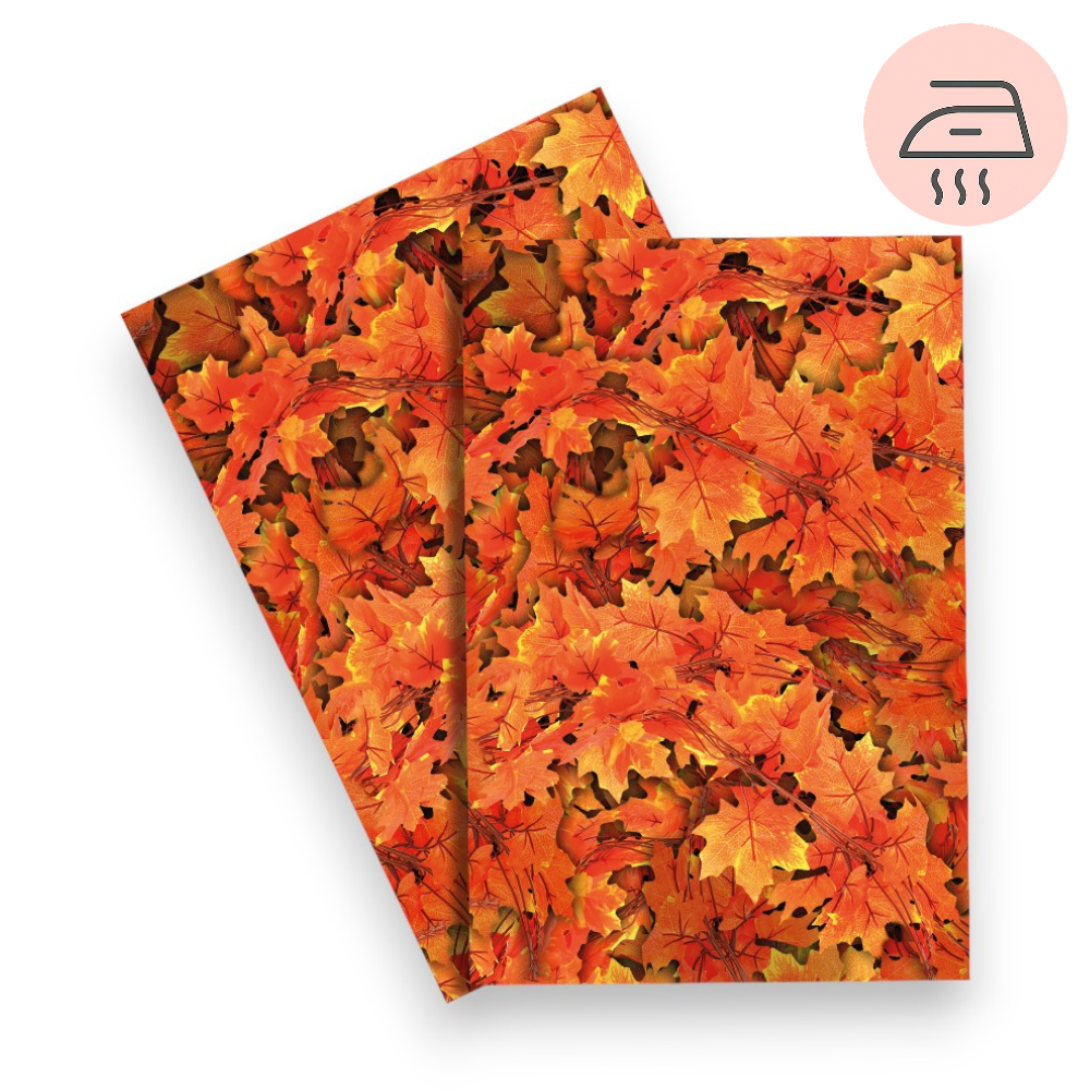 Autumn Leafs – Exklusive Design Bügelfolie - Letzte Chance