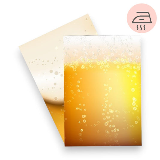 Golden Beer Bubbles – Exklusive Design Flexfolie - Letzte Chance