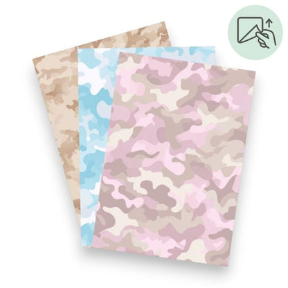 Soft Camouflage – Exklusive Design Vinylfolie - Letzte Chance