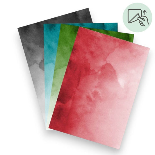 Cloudy Watercolor - Exklusive Design Vinylfolie