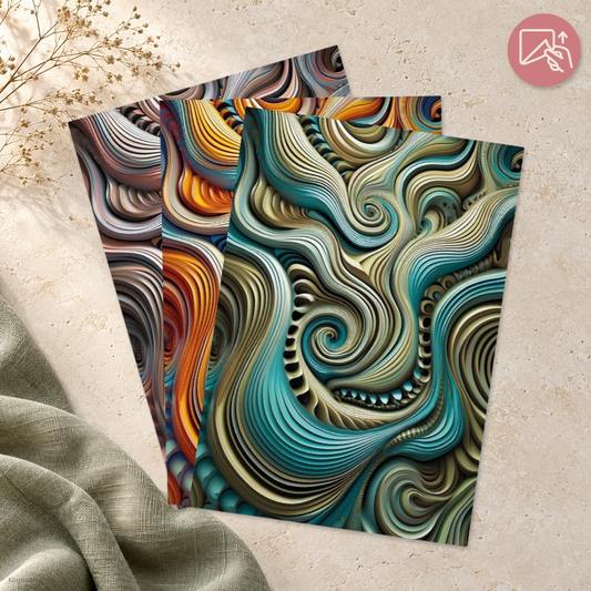 Color Swirl – Exklusive Design Vinylfolie