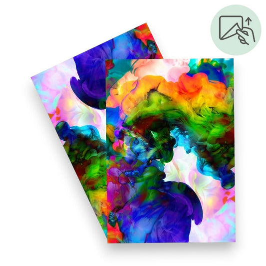 Color Burst Flow – Exklusive Design Vinylfolie