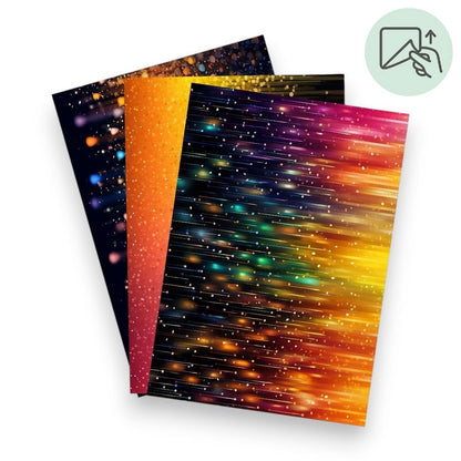 Rainbow Light Flow – Exklusive Design Vinylfolie