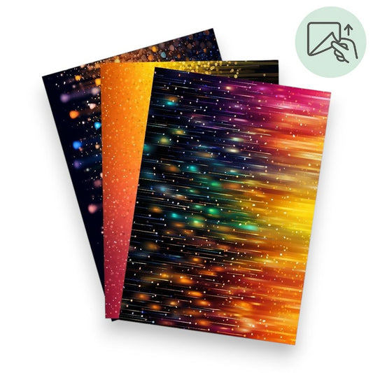 Rainbow Light Flow – Exklusive Design Vinylfolie