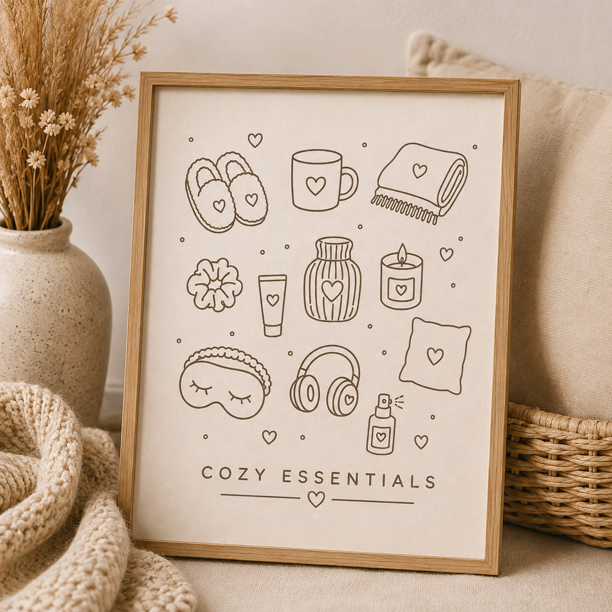 Cozy Essentials – Plotterdatei SVG, DXF & PNG