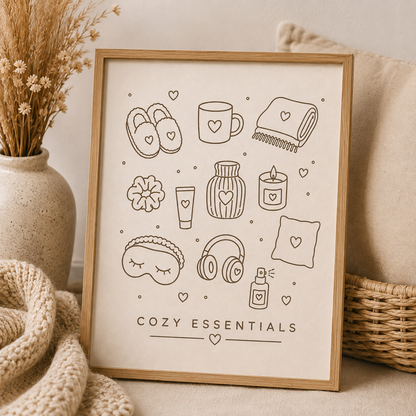 Cozy Essentials – Plotterdatei SVG, DXF & PNG