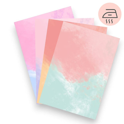 Cloudy Duo Dream – Exklusive Design Bügelfolie