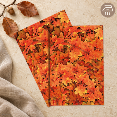 Autumn Leafs – Exklusive Design Bügelfolie