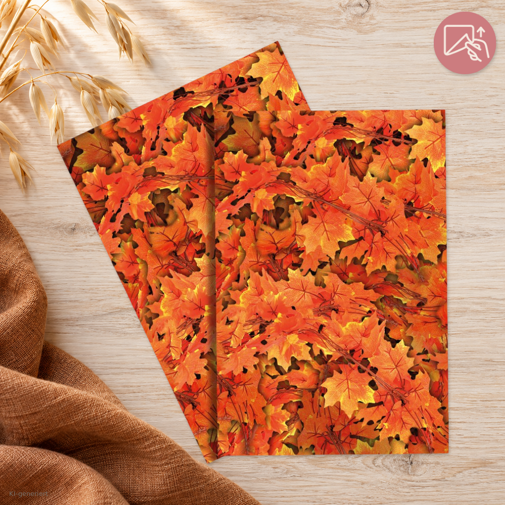 Autumn Leaves – Exklusive Design Vinylfolie