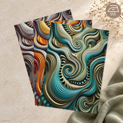 Color Swirl – Exklusive Design Bügelfolie