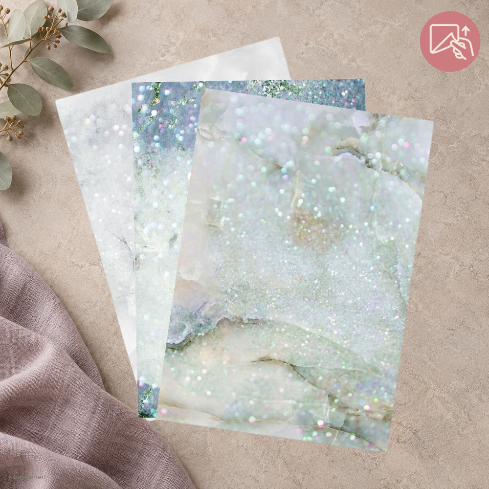 Crystal Marble - Exklusive Design Vinylfolie