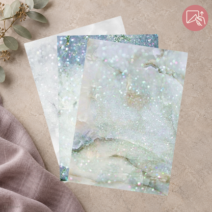 Crystal Marble - Exklusive Design Vinylfolie