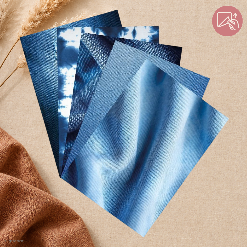 Denim Texture - Exklusive Design Bügelfolie