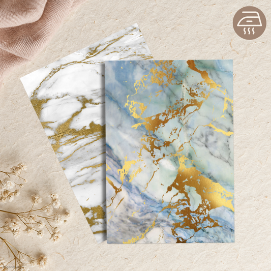 Marble Dreams- Exklusive Design Bügelfolie