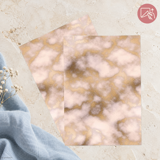 Marble Sky – Exklusive Design Vinylfolie