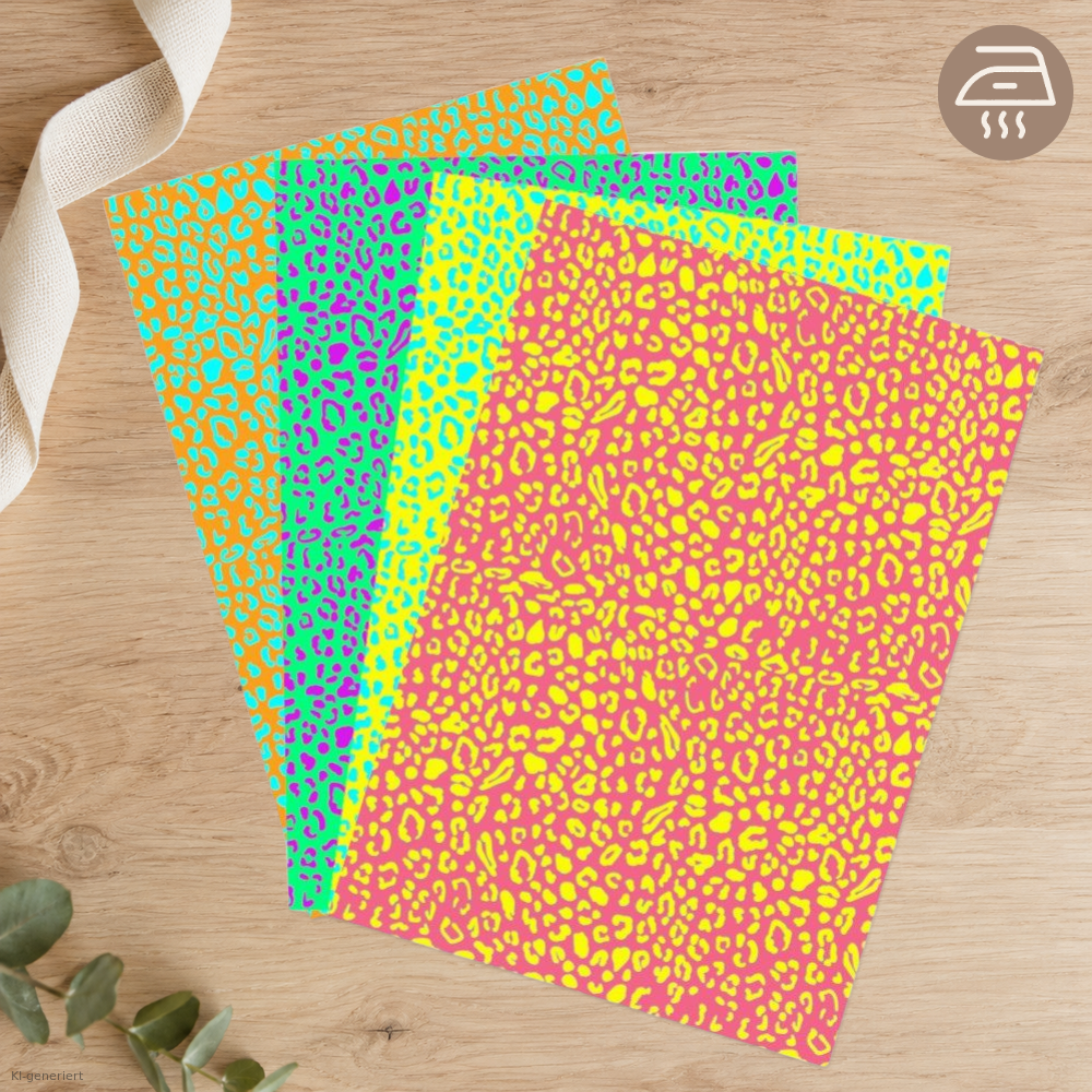 Neon Leopard – Exklusive Design Flexfolie