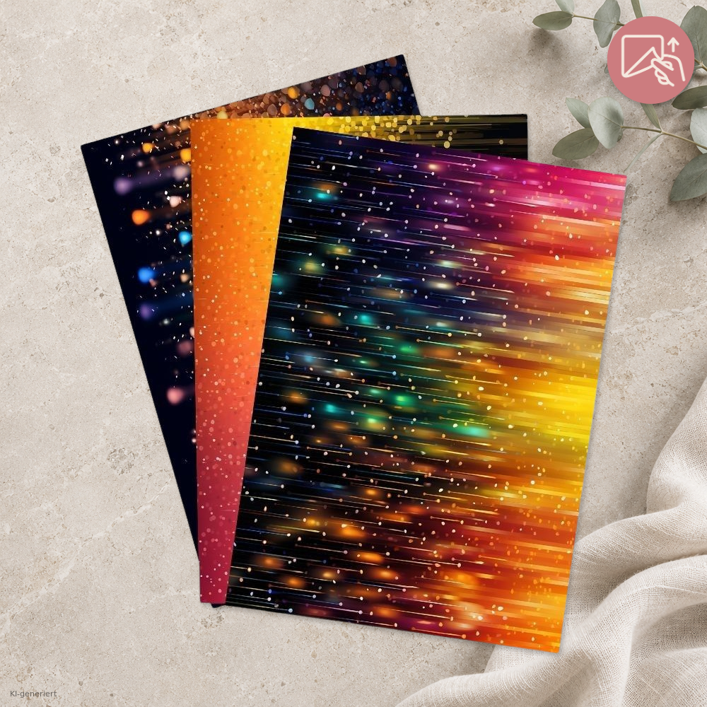 Rainbow Light Flow – Exklusive Design Vinylfolie