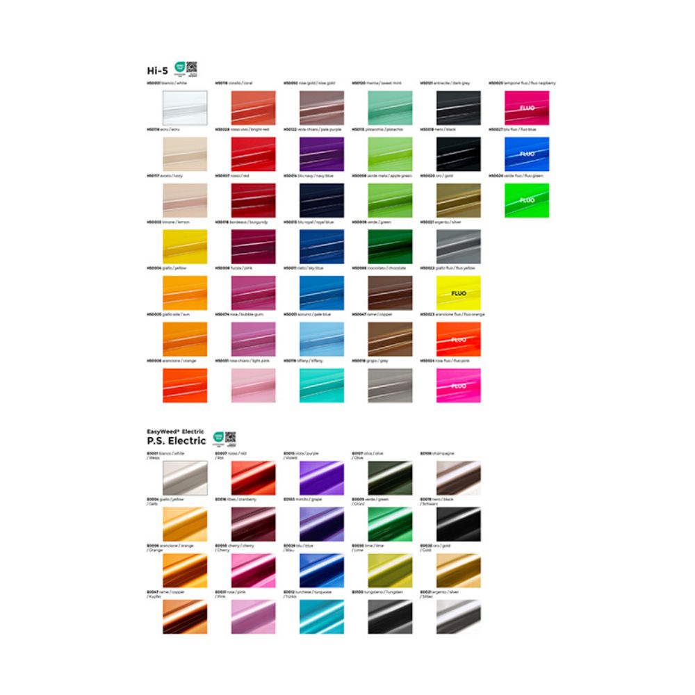 Siser Farbkarte - Color Guide