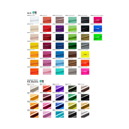 Siser Farbkarte - Color Guide
