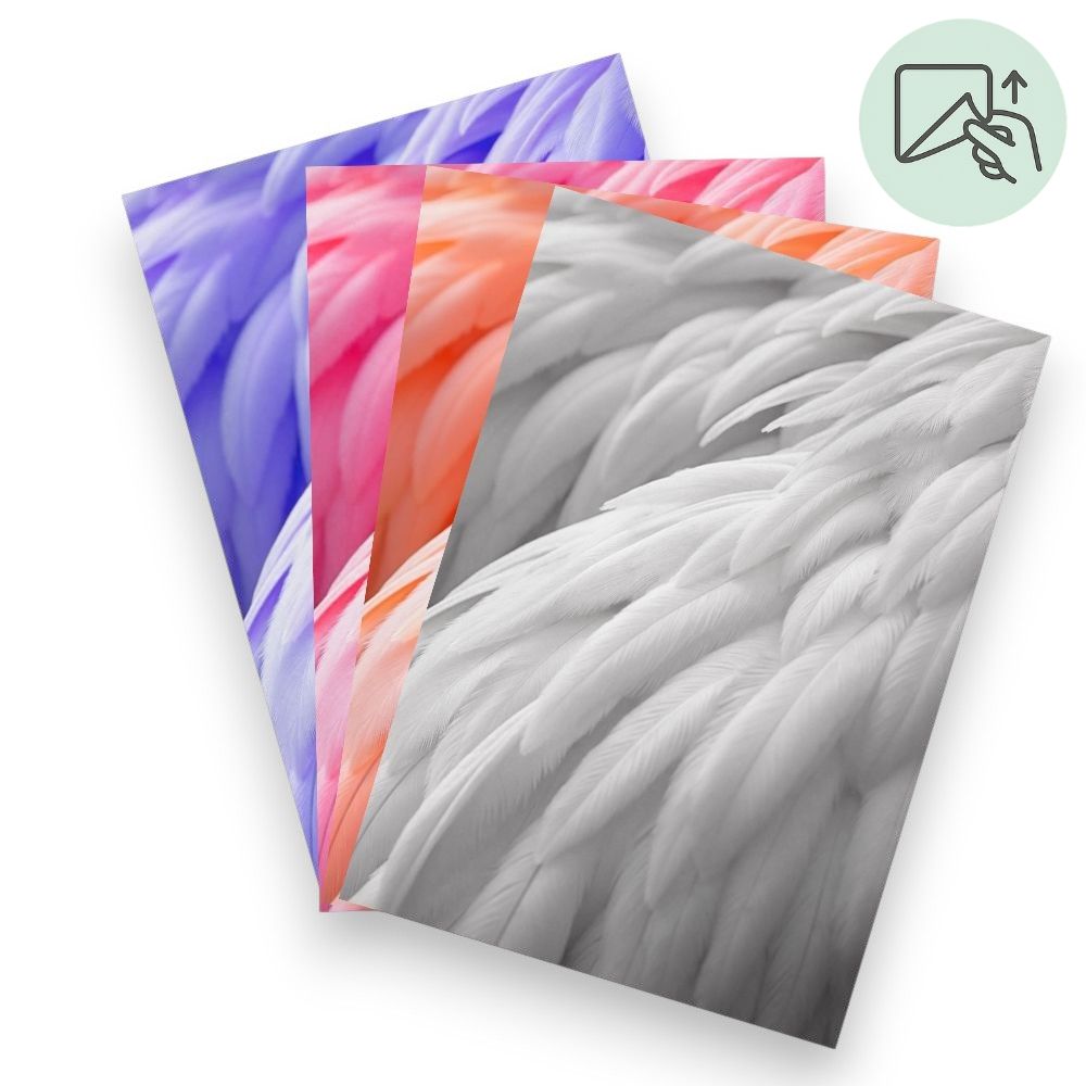 Soft Feathers - Exklusive Design Vinylfolie
