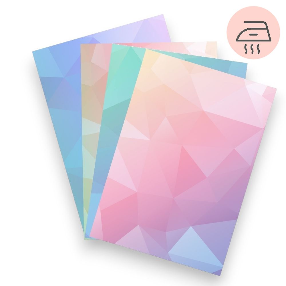 Pastel Geometry – Exklusive Design Flexfolie