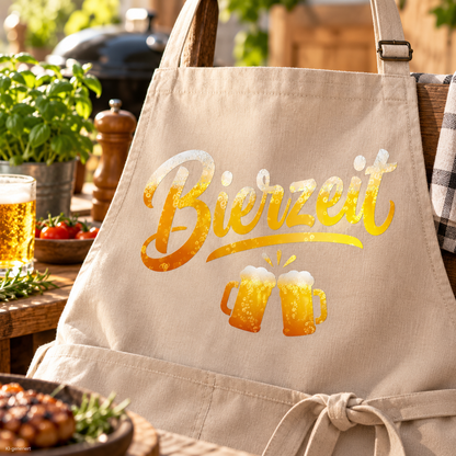 Golden Beer Bubbles – Exklusive Design Bügelfolie