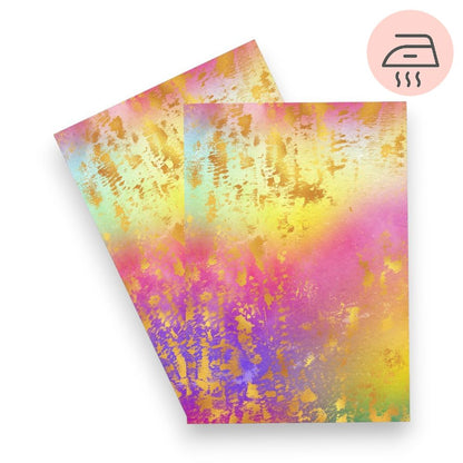 Golden Color Splash – Exklusive Design Flexfolie