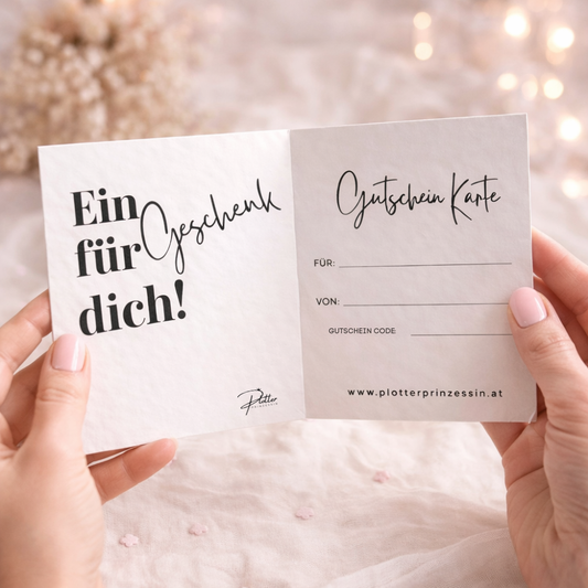 Plotter Prinzessin Gutschein