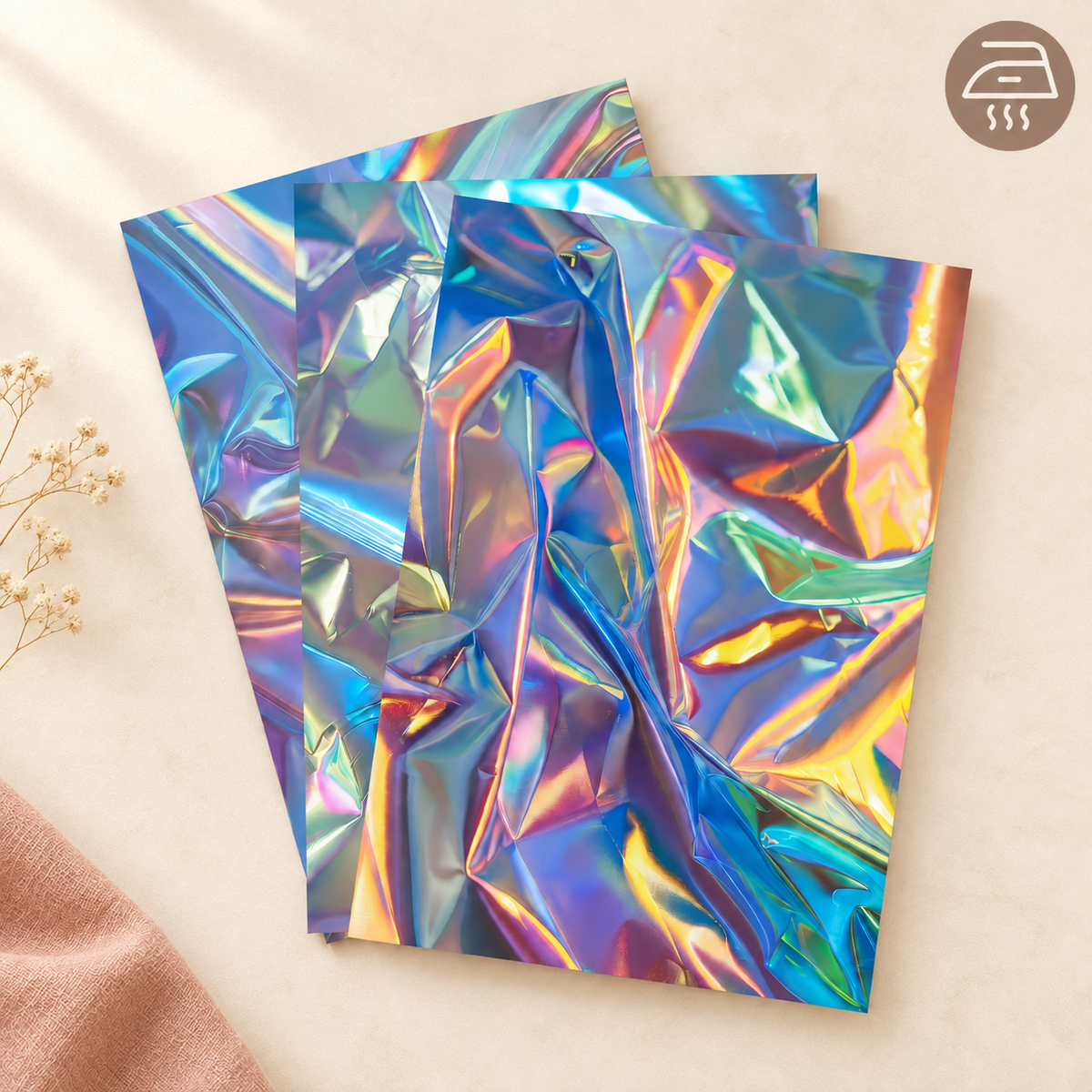 Holo Magic – Exklusive Design Bügelfolie