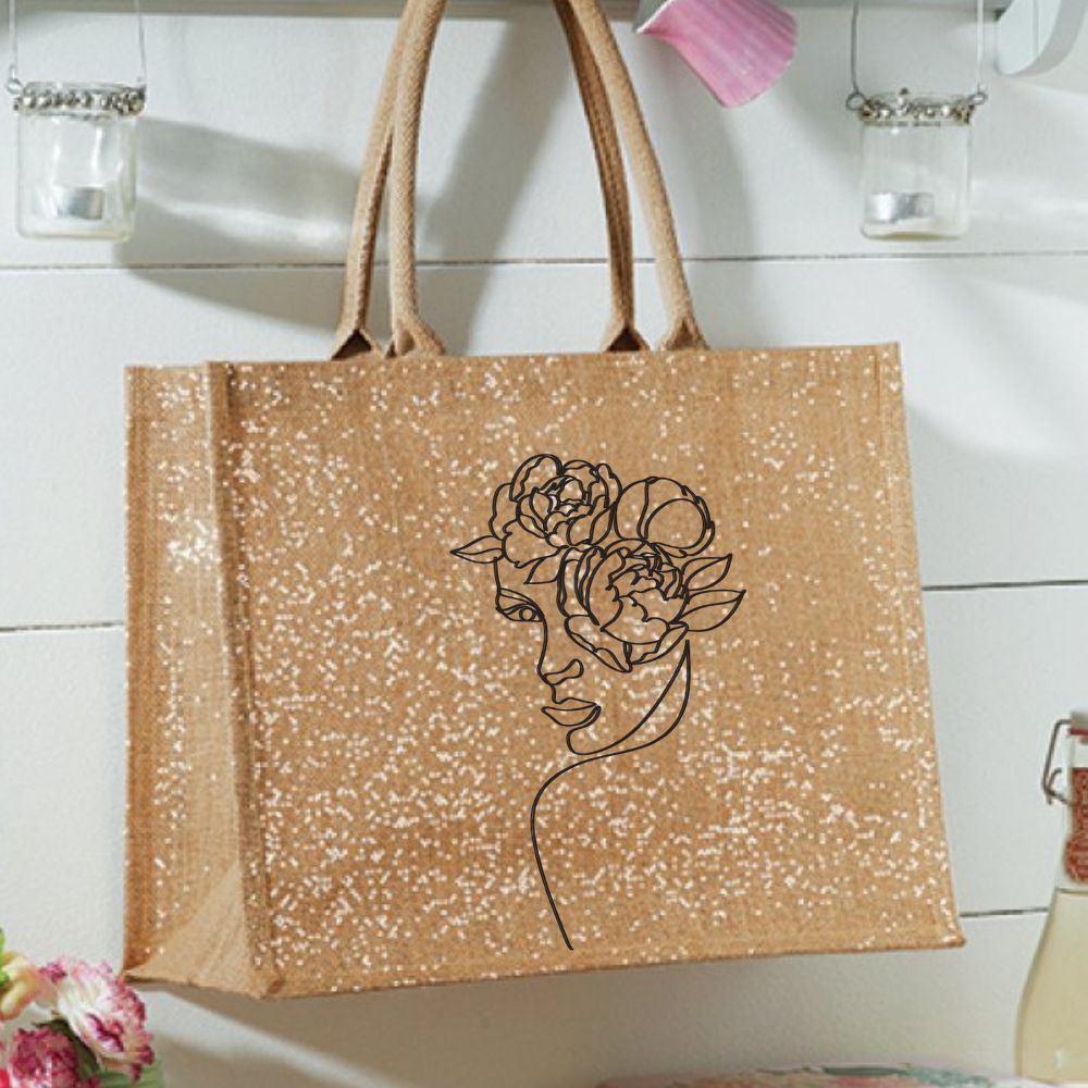 Jute Shine Bag